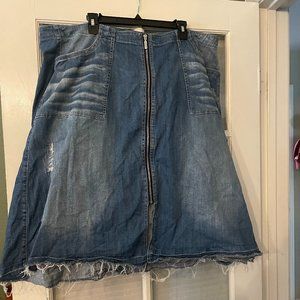 Like New!  Lane Bryant Denim Skirt